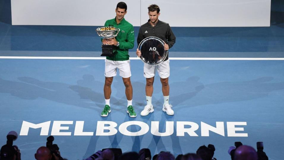 Australian Open: men's singles finalists from 2020